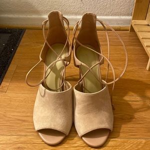 Marc Fisher high heels with straps, size 8, leather